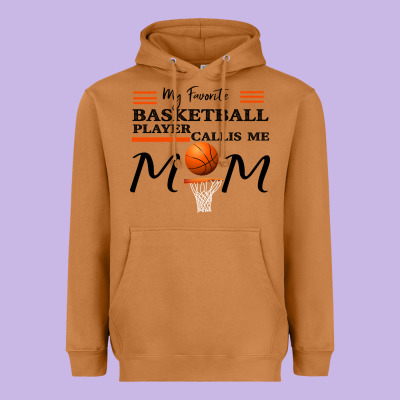 My Favorite Basketball Player Calls Me Mom Heavyweight Hoodie Designed By Bettercallsaul