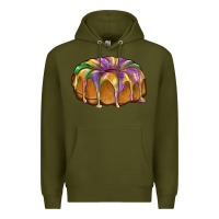Army Green king cake Premium Hoodie - BarkalooDesign