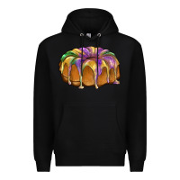 Black king cake Premium Hoodie - BarkalooDesign