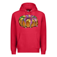 Cardinal king cake Premium Hoodie - BarkalooDesign