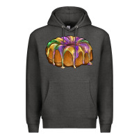 Charcoal Heather king cake Premium Hoodie - BarkalooDesign