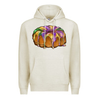 Oatmeal Heather king cake Premium Hoodie - BarkalooDesign