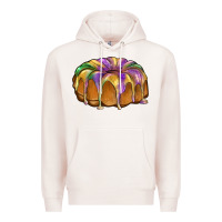 Pale Pink king cake Premium Hoodie - BarkalooDesign