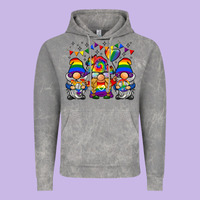 Lgbtq Gnome Vintage Hoodie Designed By Barkaloodesign