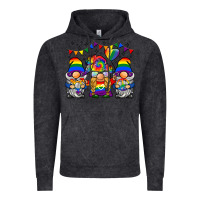 Vintage Black lgbtq gnome Vintage Hoodie - BarkalooDesign