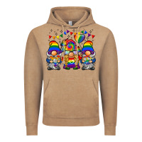 Vintage Coffee lgbtq gnome Vintage Hoodie - BarkalooDesign