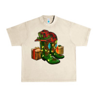 Sandshell cowboy hat with boots christmas Urban Heavy Tee - RanaPortraitStore