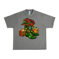 Tornado cowboy hat with boots christmas Urban Heavy Tee - RanaPortraitStore