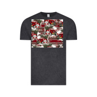 Vintage Black vintage christmas car pattern Vintage Tee - CowhideDigitalArt