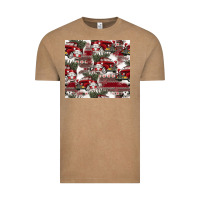 Vintage Coffee vintage christmas car pattern Vintage Tee - CowhideDigitalArt