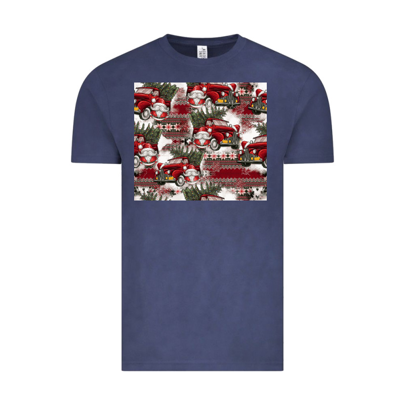 Vintage Christmas Car Pattern Vintage Tee by CowhideDigitalArt | Teevron