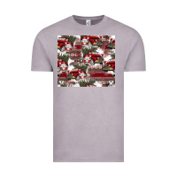 Vintage Zinc vintage christmas car pattern Vintage Tee - CowhideDigitalArt