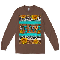 Chestnut Welcome fall Long Sleeve Tee - Artiststas