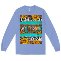 Colony Blue Welcome fall Long Sleeve Tee - Artiststas