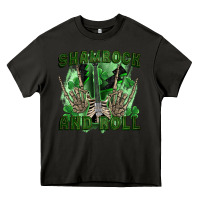 Asphalt shamrock and roll Heavy Core Tee - FaDigitalArtStudio
