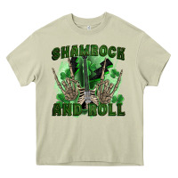 Mossy shamrock and roll Heavy Core Tee - FaDigitalArtStudio
