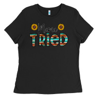 Black mama tried Ladies Tee - CowhideDigitalArt