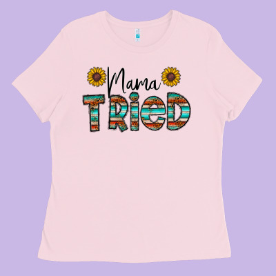 Mama Tried Ladies Tee Designed By Cowhidedigitalart