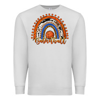 Dove Grey Basketball Rainbow Premium Sweatshirt - RanaPortraitStore