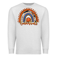 Oatmeal Heather Basketball Rainbow Premium Sweatshirt - RanaPortraitStore