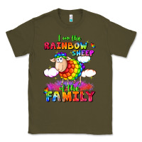 Army Green I am the rainbow sheep of the family Classic Tee - FaDigitalArtStudio