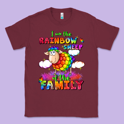 I Am The Rainbow Sheep Of The Family Classic Tee Designed By Fadigitalartstudio