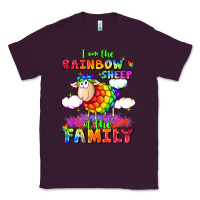 Plum I am the rainbow sheep of the family Classic Tee - FaDigitalArtStudio