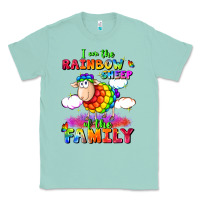 Seafoam I am the rainbow sheep of the family Classic Tee - FaDigitalArtStudio