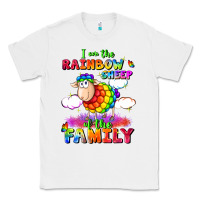 White I am the rainbow sheep of the family Classic Tee - FaDigitalArtStudio