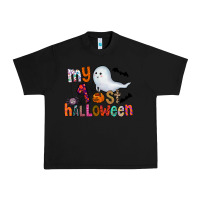 Black My 1st Halloween Urban Heavy Tee - CowhideDigitalArt