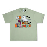 Oil Green My 1st Halloween Urban Heavy Tee - CowhideDigitalArt