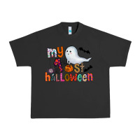 Pigment Black My 1st Halloween Urban Heavy Tee - CowhideDigitalArt