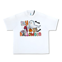 White My 1st Halloween Urban Heavy Tee - CowhideDigitalArt
