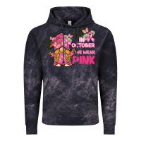 Cloud Black in october we wear pink gnome Vintage Hoodie - BarkalooDesign