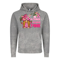 Cloud Rock in october we wear pink gnome Vintage Hoodie - BarkalooDesign