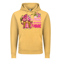 Vintage Mustard in october we wear pink gnome Vintage Hoodie - BarkalooDesign