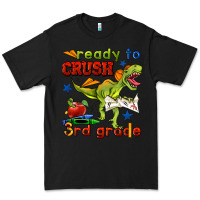 Black ready to crush 3rd grade Premium Tee - BundleAndBundleShop