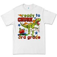 White ready to crush 3rd grade Premium Tee - BundleAndBundleShop