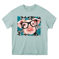 Gemstone And Cowhide Pig Heavy Core Tee | Teevron