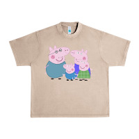 French Oak peppa pig family Urban Heavy Tee - artisFamous