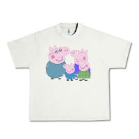 Pistachio peppa pig family Urban Heavy Tee - artisFamous