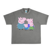 Tornado peppa pig family Urban Heavy Tee - artisFamous