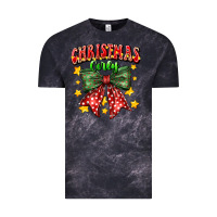 Cloud Black festive holiday bow design Vintage Tee - CowhideDigitalArt