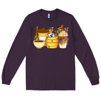 Plum Bee Honey Coffee Cups Long Sleeve Tee - Artiststas