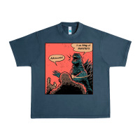 Midnight Navy i am king of monsters Urban Heavy Tee - artisFamous