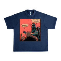 Navy i am king of monsters Urban Heavy Tee - artisFamous