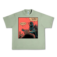 Oil Green i am king of monsters Urban Heavy Tee - artisFamous
