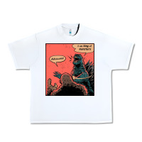 White i am king of monsters Urban Heavy Tee - artisFamous