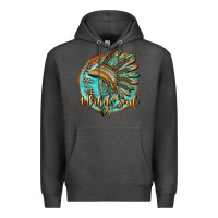 Charcoal Heather wild soul Premium Hoodie - BarkalooDesign