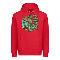 Red wild soul Premium Hoodie - BarkalooDesign